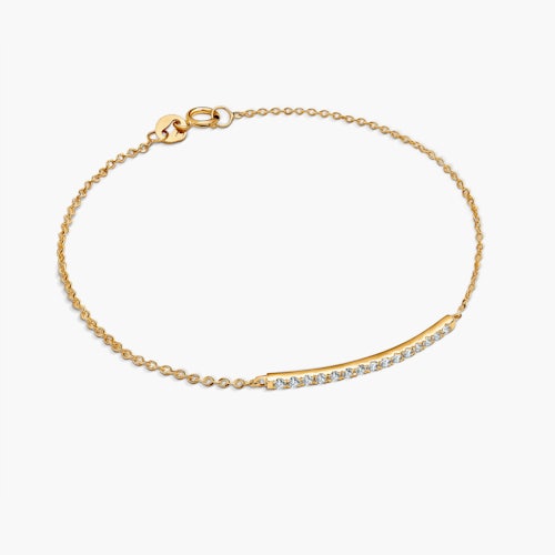 Bransoletka Share Your Love: złota, diamenty